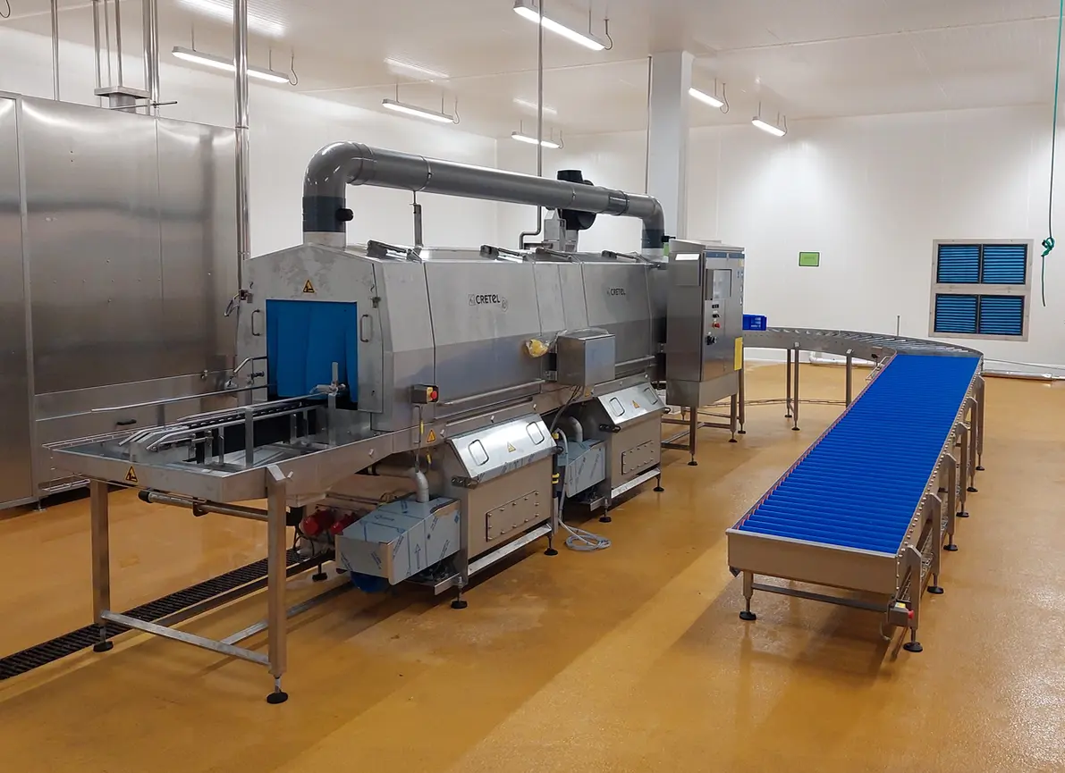 Tunnel de lavage, système de lavage industriel